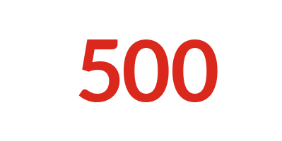 A graphic showing 500, as in the number of children Sudan that have died due to hunger as a resutl of nutritional facilies closing.